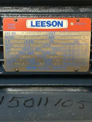 Used LEESON G150019-60 Industrial Controls Ohio US | Surplus Asset Holdings #1289396