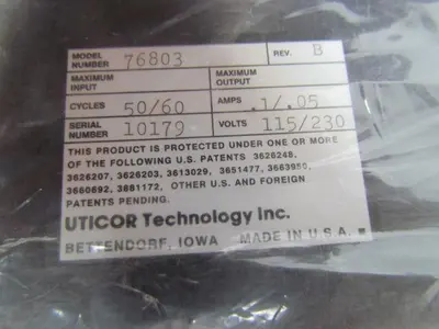 Uticor 76803 PMD 400E 32 LED/Button Keyboard Expander 115/230VAC
