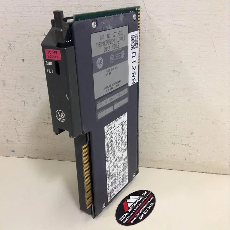 Used ALLEN BRADLEY 1771-IXE SER A Input / Output Modules | Ideal Machinery #620465