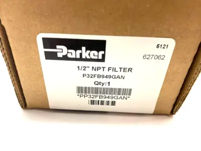P32FB949GAN | Parker  Compact Airline Coalescing Filter 1/2" NPT Ports - New Other