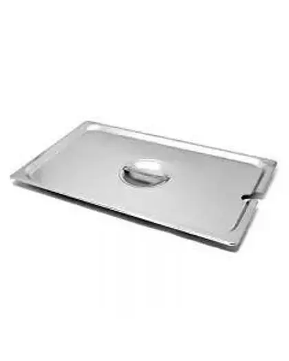 Full Size Slotted Stainless Steel Steam Table Pan Cover