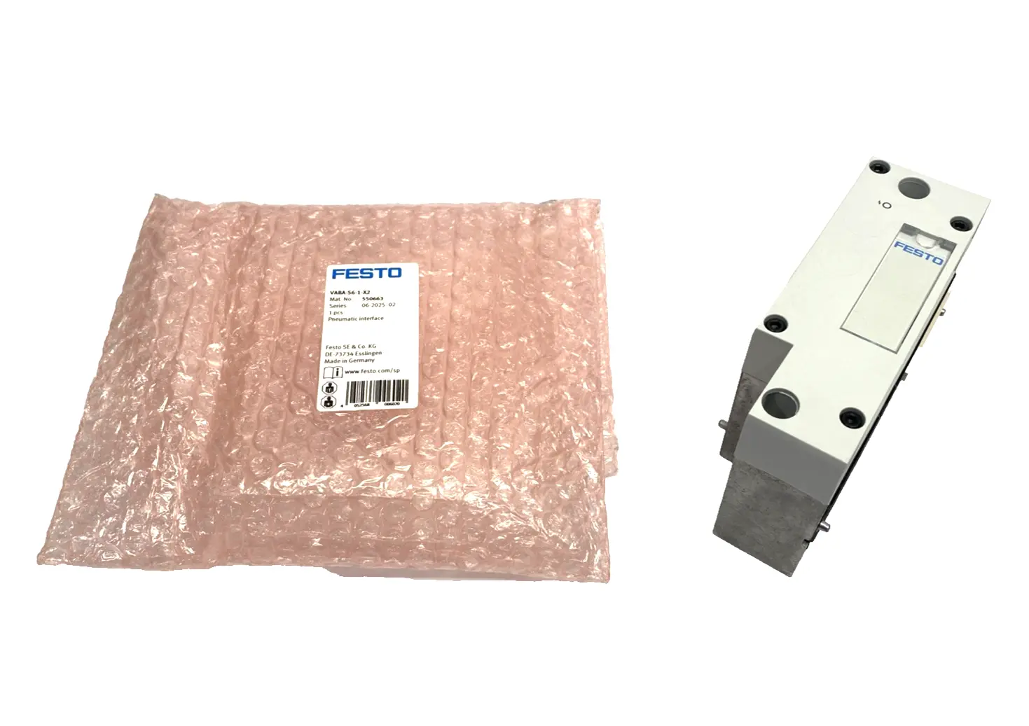 New | in-Stock Festo 550663 Parts (Hydraulics and Pneumatics) Michigan US | Maverick Industrial Sales #1391459
