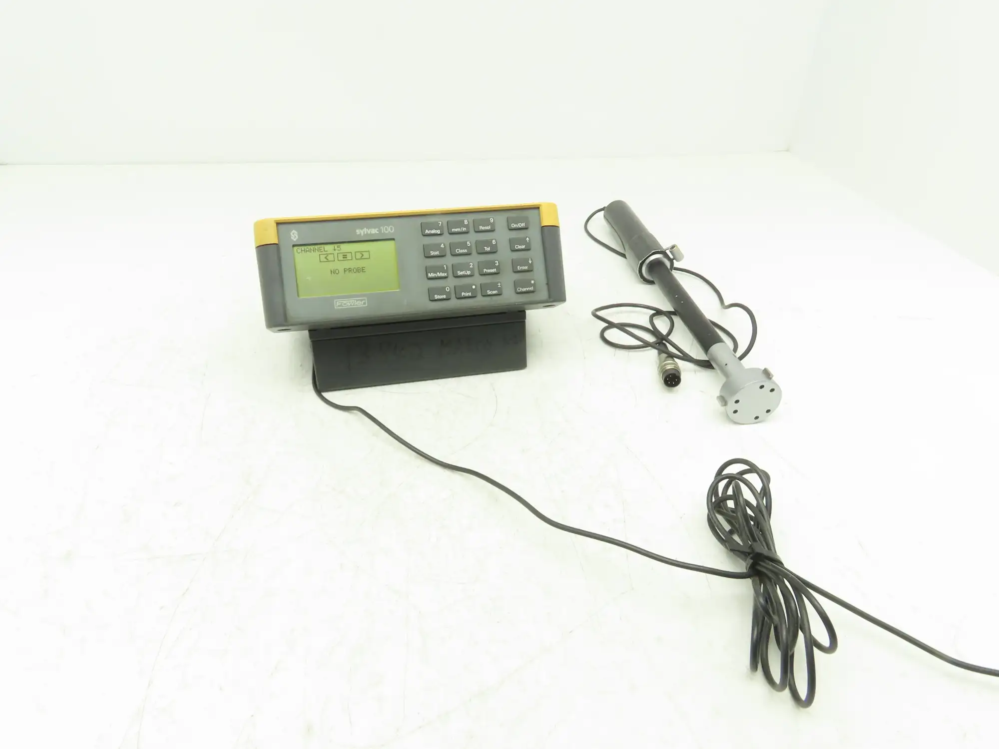Fowler Sylvac 100 Digital Bore Gage Indicator Display Unit w/Probe 38.9-48mm
