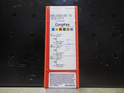SANDVIK Carbide Inserts QTY10 266RG-16UNO1A120M 1125 (LOC1434A)
