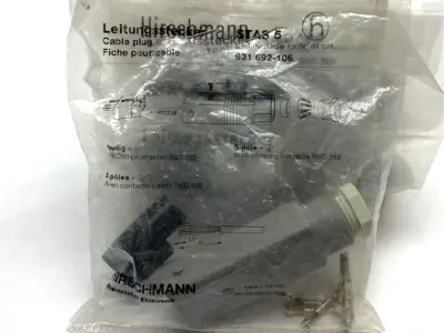 New | in-Stock Hirschmann 931692‑106 Electrical Fittings Michigan US | Maverick Industrial Sales #1462814