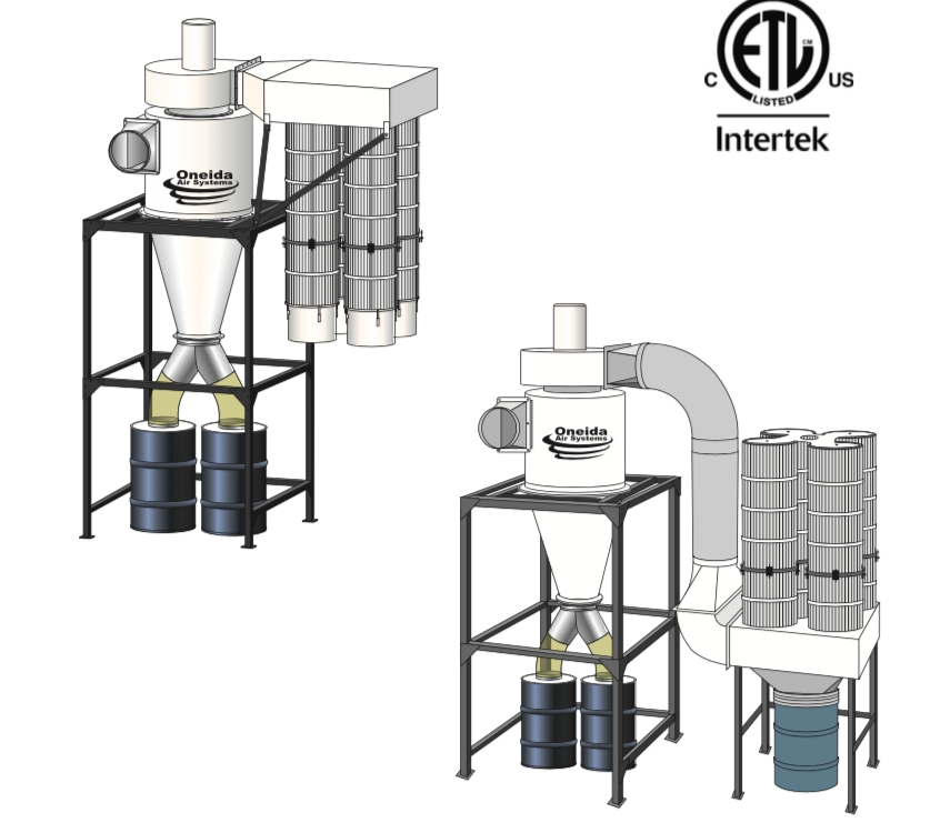 Oneida  15hp Direct Drive Base System - No Filter