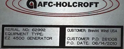 AFC-HOLCROFT EZ-4500 Gas Generator - Endothermic | Heat Treat Equipment Co. (8)