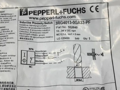 552840 | Pepperl+Fuchs  3RG4013-0GA33-PF Inductive Sensors