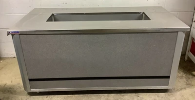 152-0352 Atlas Metal 64 Inch Ice Cooled Salad Bar