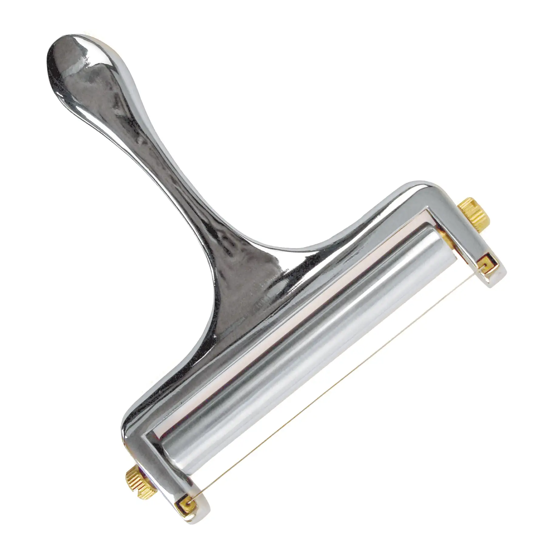 Thunder Group SLKCC005 Cheese Slicer w/ Aluminum Roller & Zinc Alloy Handle, Chrome Plated - 36, (each)