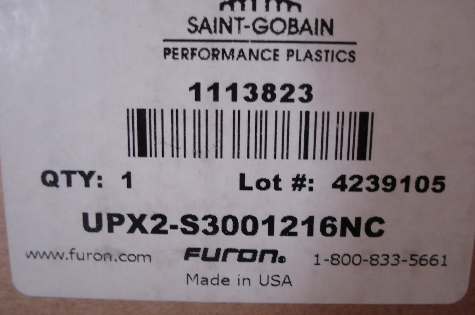 NEW FURON RYAN HERCO FLOW SOLUTIONS UPX2-S3001216NC-ELBOW
