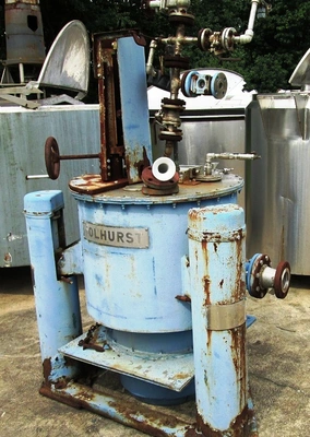Tolhurst 26 x 16 perforate basket centrifuge, SS.
