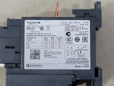 USED SCHNEIDER ELECTRIC LRD365