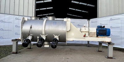 1,300L S/S Lodige Plough Shear Mixer Type FKM-2000-DSZ 55kw