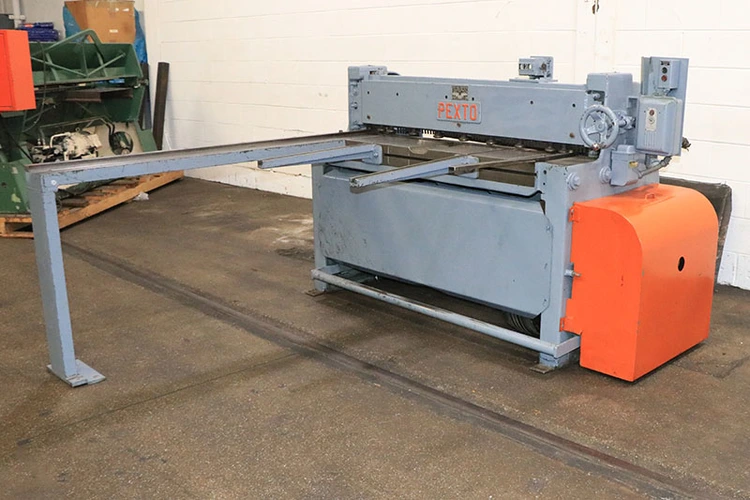 Used 1959 Pexto 12-U-4F Power Squaring Shears (Gauge) New Jersey US | Machinery Values #302436
