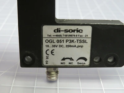 Used DI-SORIC _UNKNOWN_ Sensors | OCO Industrial #1621919