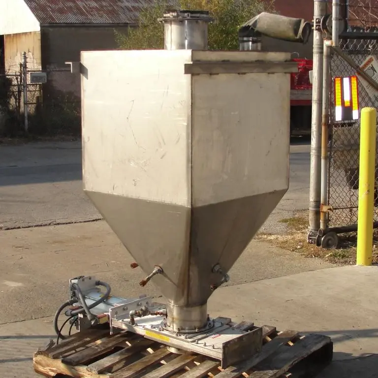 SPC6409  Bin Hopper Silo 15 cu.ft., bulk storage bin, Stainless Steel