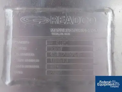 USED Readco 5" Readco Twin Screw Processor, S/S