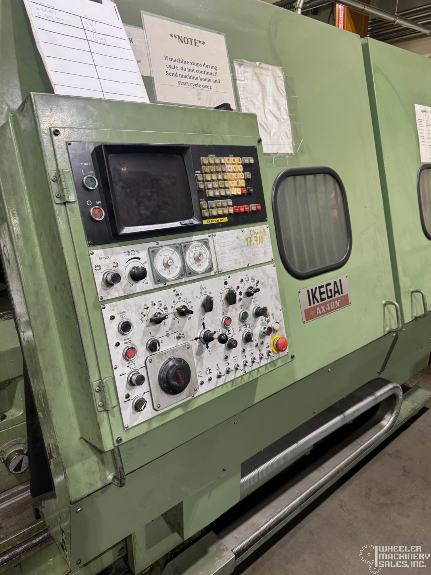 IKEGAI AX 40N Long Bed CNC Lathe #8281