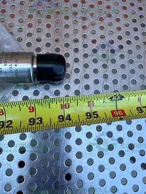NEW SAINT GOBAIN 94" SILICONE HOSE W/ 3/4" TO 1 1/2 SANITARY FITTING