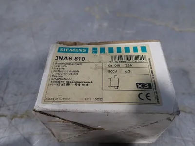 Used SIEMENS 3NA6810 Fuses | HGR 24 #742702