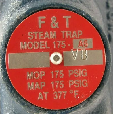NEW F&T 175-A6VB STEAM TRAP 175A6VB