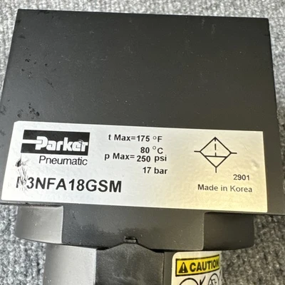 New | in-Stock Parker P3NFA18GSM Valves/Fittings California US | Davliegogo LLC #1710264