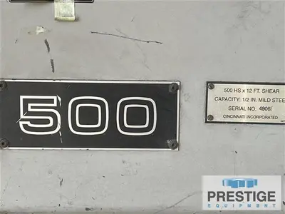 USED 1995 CINCINNATI 500HS X 12'