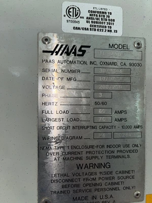 2007 HAAS TL-25B CNC Lathes | Mohawk Machinery (15)