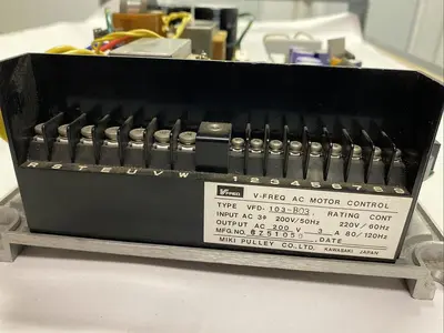 USED MIKI PULLEY VFD-103-B03