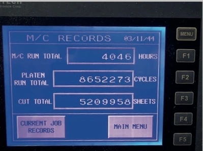 2021 ETERNA ECUT-2100 Die Cutters, Flat Bed | Corrugated Machinery Brokers (13)