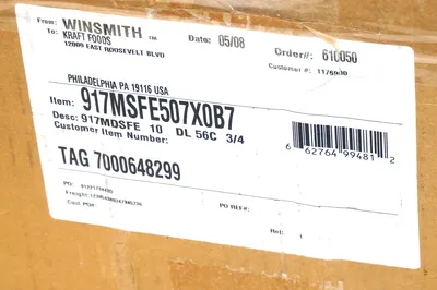 NEW WINSMITH 917MSFE507X0B7 GEAR REDUCER