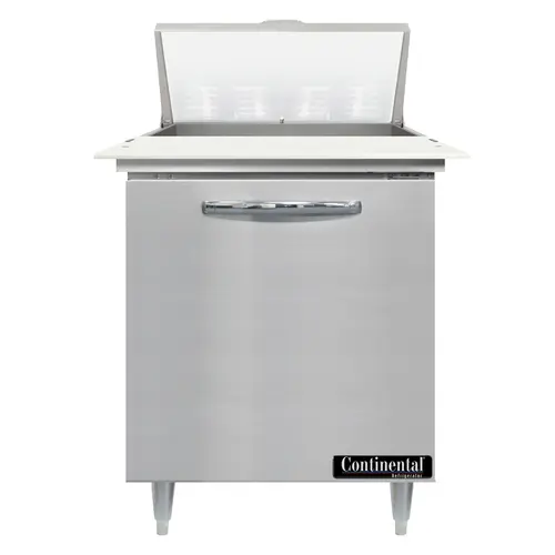 Continental D27N8C 27" Designer Line Sandwich/salad Prep Table W/ Refrigerated Base, 115v