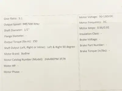 Used BODINE _UNKNOWN_ Speed Reducers Indiana US | Arrow Industrial #1250049
