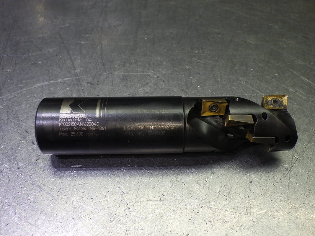 Kennametal 1" 2 Flute Coolant Thru Milling Cutter K1002150AN162304C (LOC1118C)