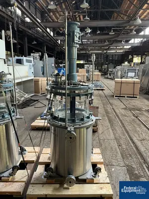 Used BUCHI 107/107 Liter Buchi Kilo Lab Reactor Train System, Glass Lined Reactors Ohio US | Federal Equipment Company #126692