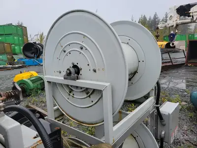 Electric Hose Reel w/ Motor & Speed Reducer
