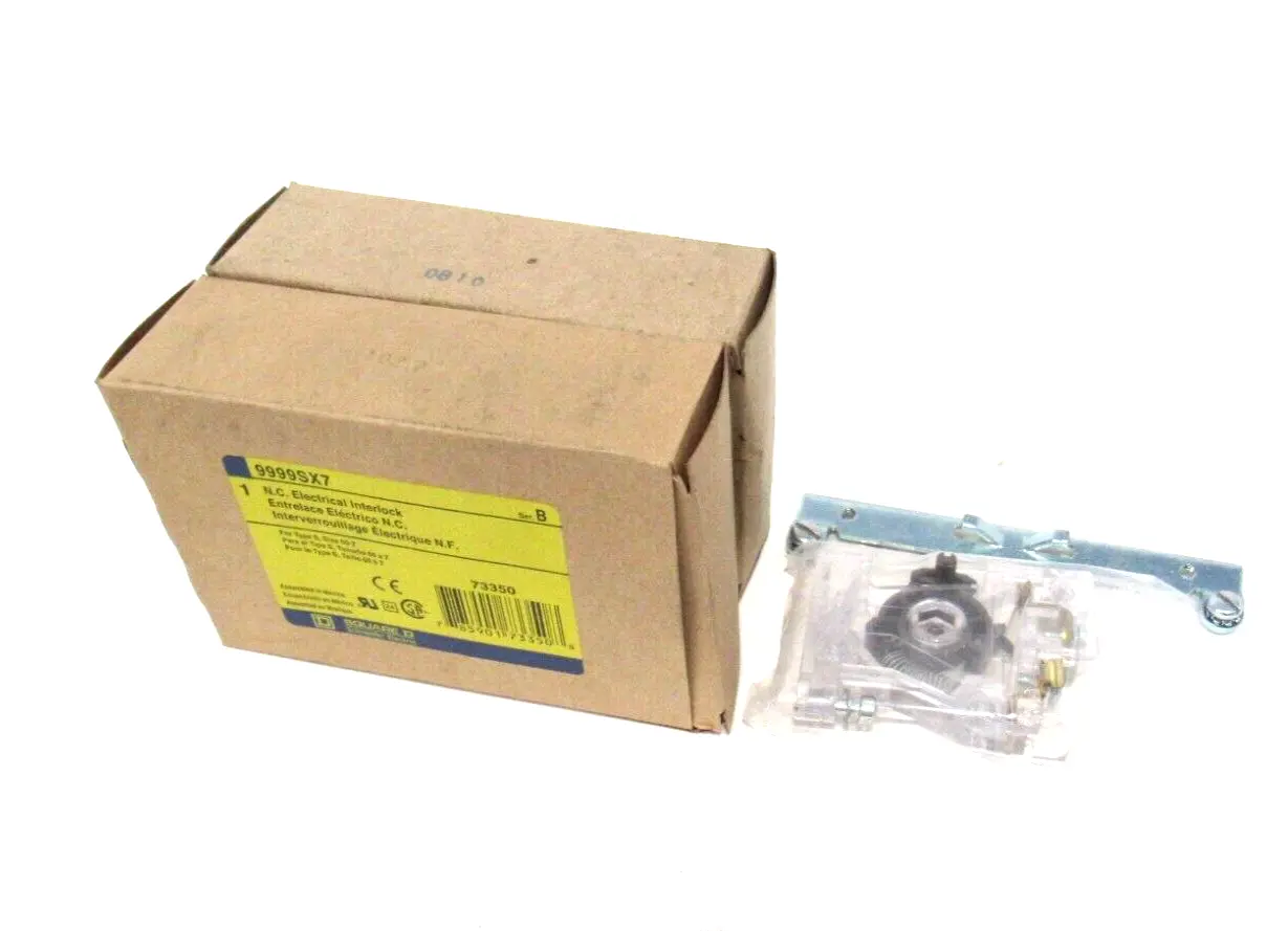 LOT OF 2 NEW SQUARE D 9999SX7 ELECTRICAL INTERLOCK SER.B