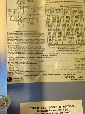 USED ALLEN BRADLEY 40050-554-01 SER C