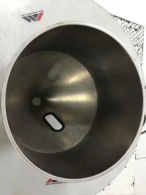 USED METAL FABRICATOR HOPPER