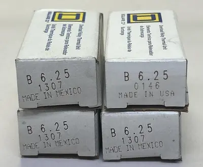 New | in-Stock SQUARE D B6.25 Miscellaneous Equipment (Electrical & Power) | Surplus Asset Holdings #1198868