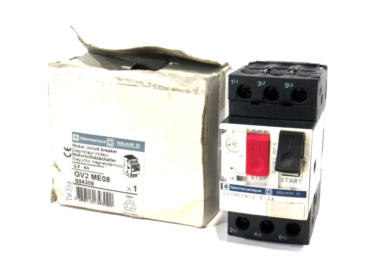 NEW SQUARE D TELEMECANIQUE GV2ME08 CIRCUIT BREAKER