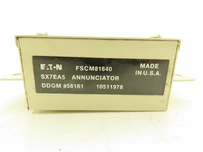 Eaton FSCM81640 Annunciator Panel Display W/Alarm Lot of 2