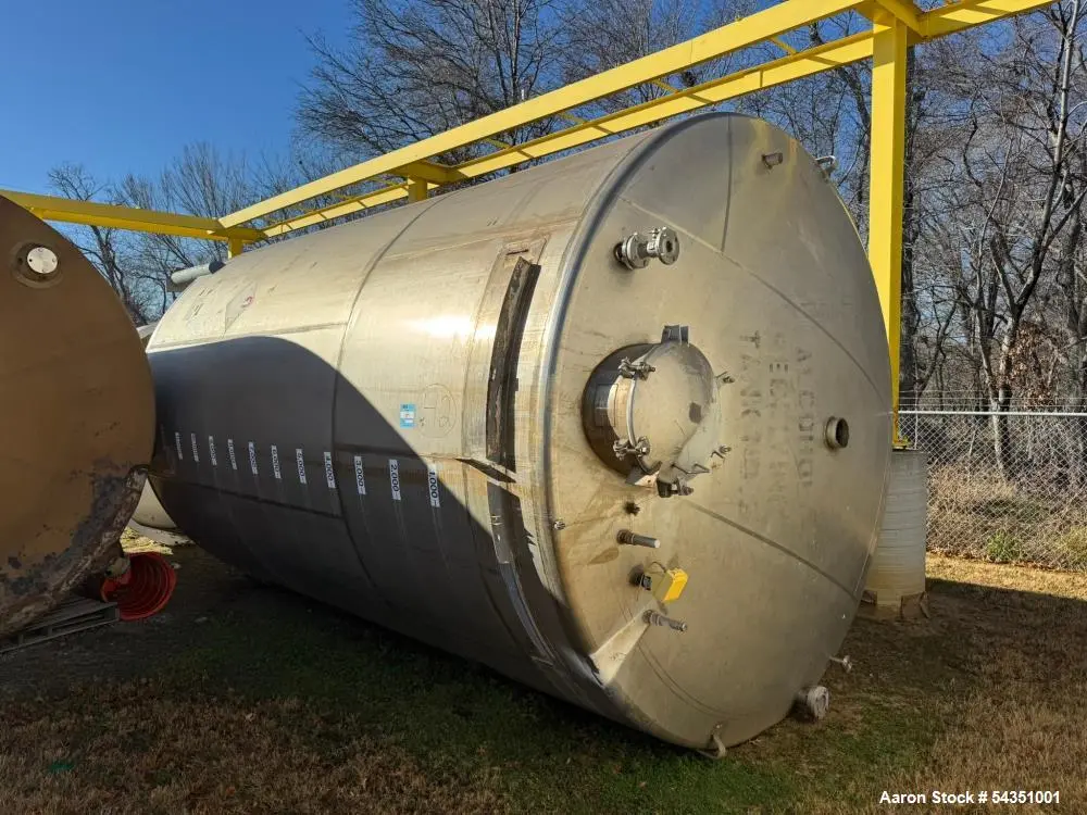 15,000 Gallon Stainless Steel Storage Tank by Letco Incorporated