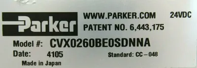 NEW PARKER CVX0260BE0SDNNA VACUUM PUMP DEVICENET