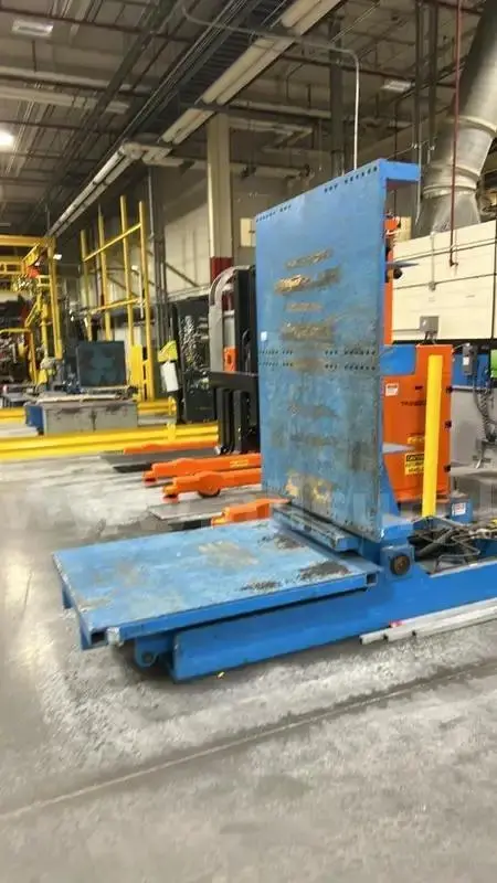 5000 LBS x 60" x 48" AUTOMATIC HANDLING HYDRAULIC UPENDER / FLIPPER: YOBRO #25093