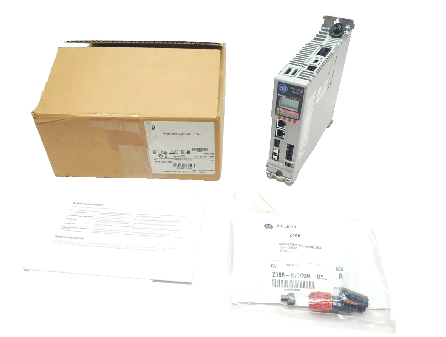 New | in-Stock Allen Bradley Ser. A Kinetix 5500 Servo Drive 2.5A 1PH/3PH Servo Drives Michigan US | Maverick Industrial Sales #1393167