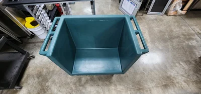 Used Cambro Used Cambro TDC2029 Slate Blue Dish Cart - 38" x 22" x 34" Restaurant Equipment (Miscellaneous) Illinois US | Falcon Restaurant Supply #1376420