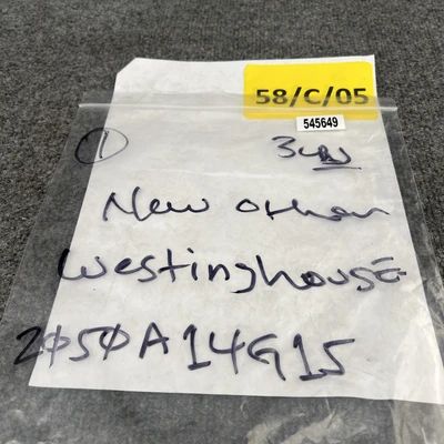 New | in-Stock Westinghouse 2050A14G15 Misc Industrial Equipment California US | Davliegogo LLC #1730229