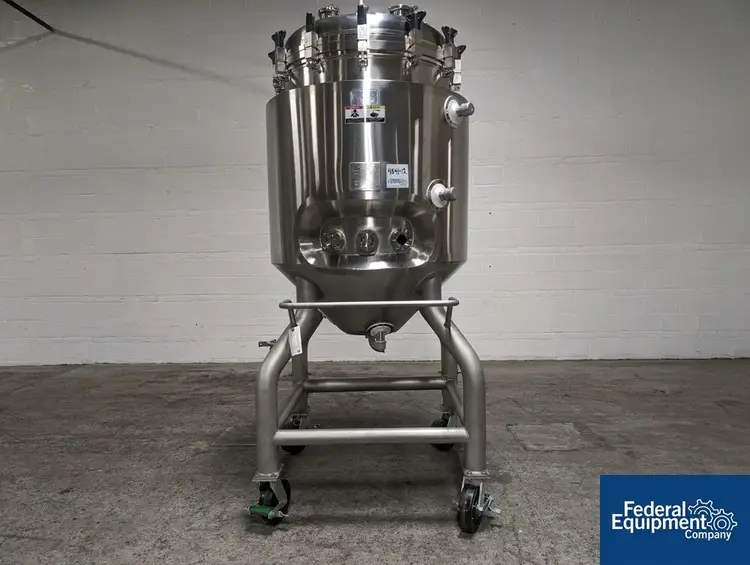 Used A&M Process 500 Liter A&B Process Receiver Tank, 316 S/S, 44/150# Stainless Steel Tanks Ohio US | Federal Equipment Company #127391